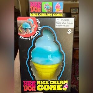 Schylling NeeDoh Nice Cream Cones BLUE
Ice Cream Swirl Squishy 2026 TikTok fav